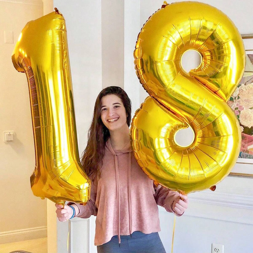 Number ballons