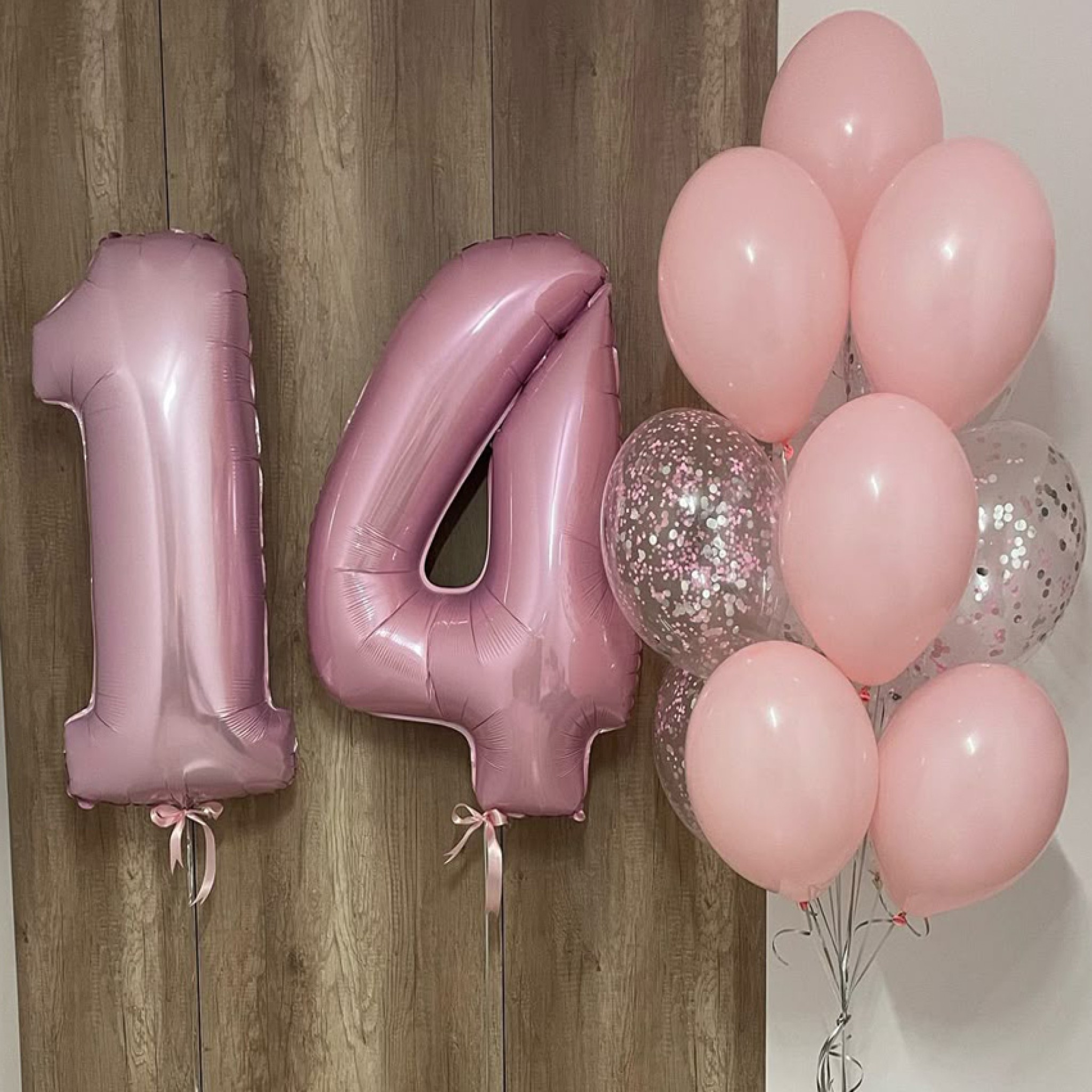 14th Birthday Balloon Bouquet Dubai – Helium Number 14 & Bouquet Package