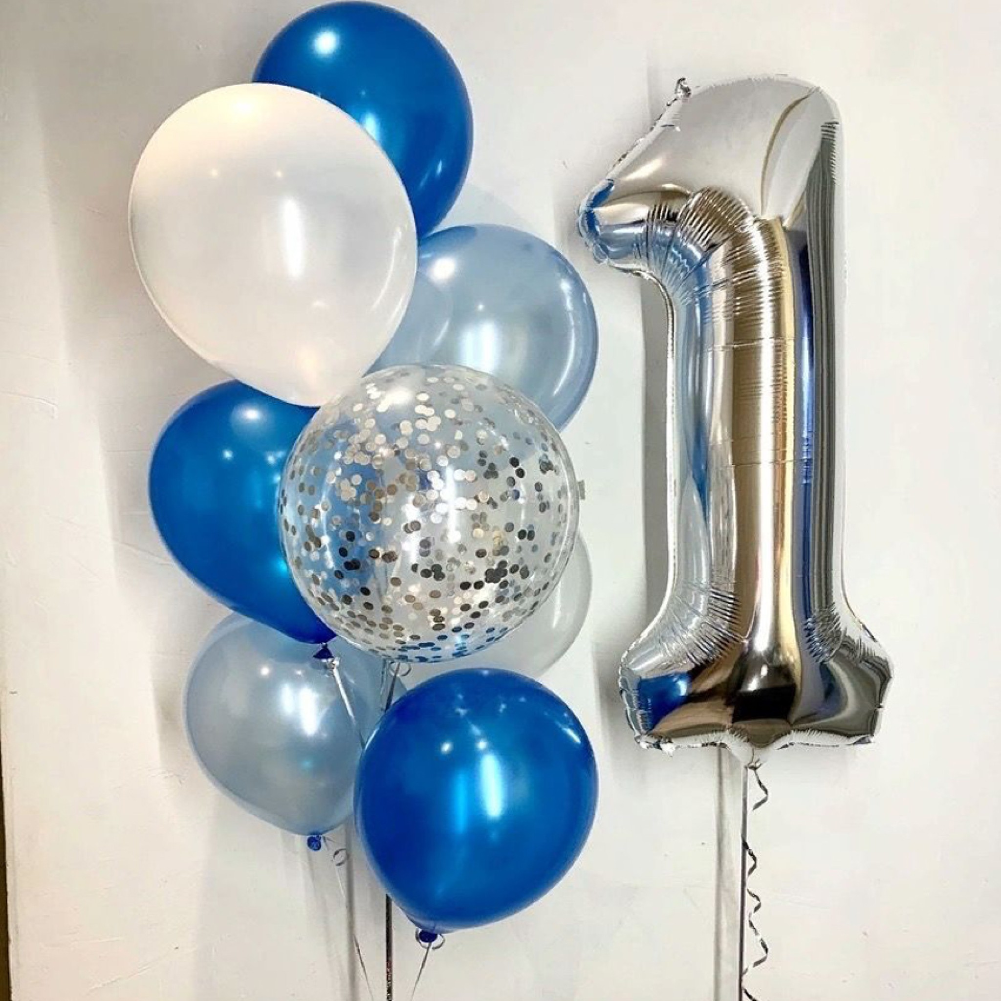 1st Birthday Balloon Bouquet Dubai – Helium Number & Bouquet Package