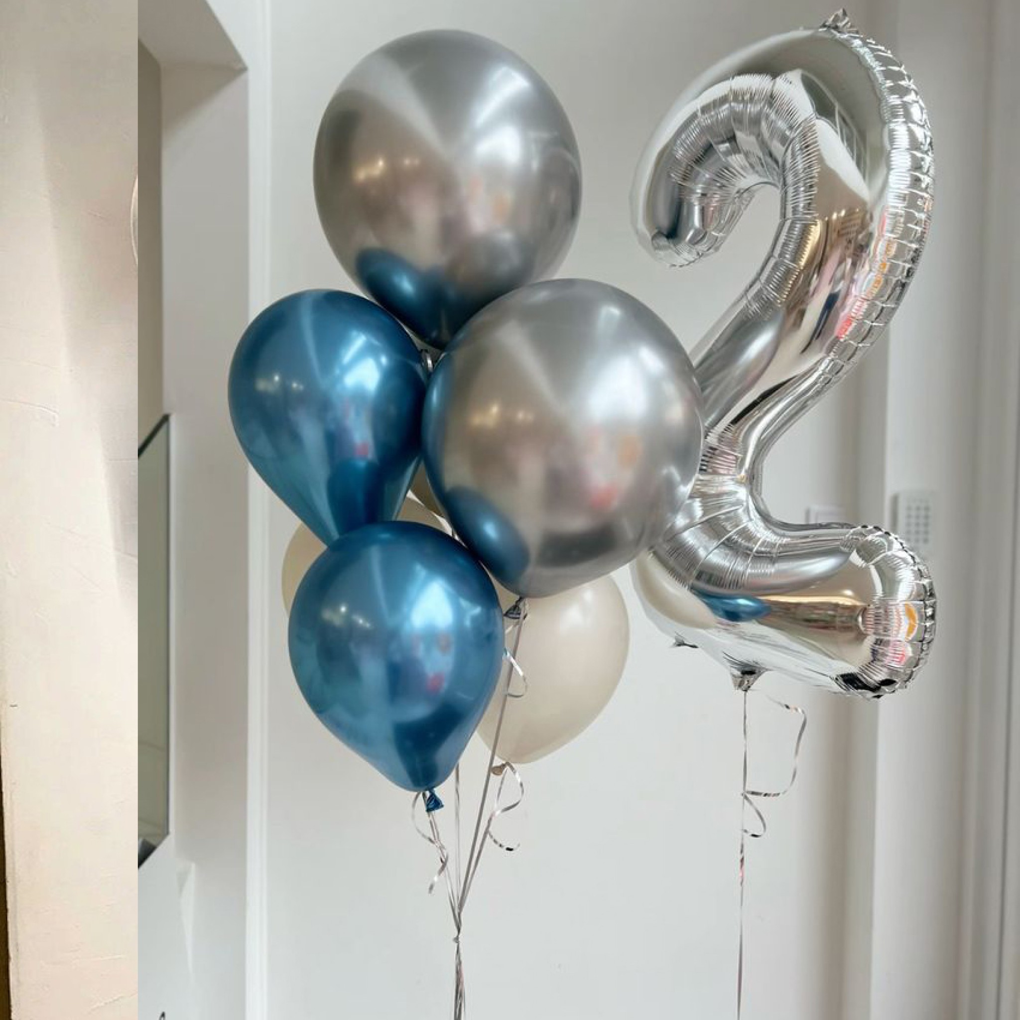 2nd Birthday Balloon Bouquet Dubai – Helium Number & Bouquet Package