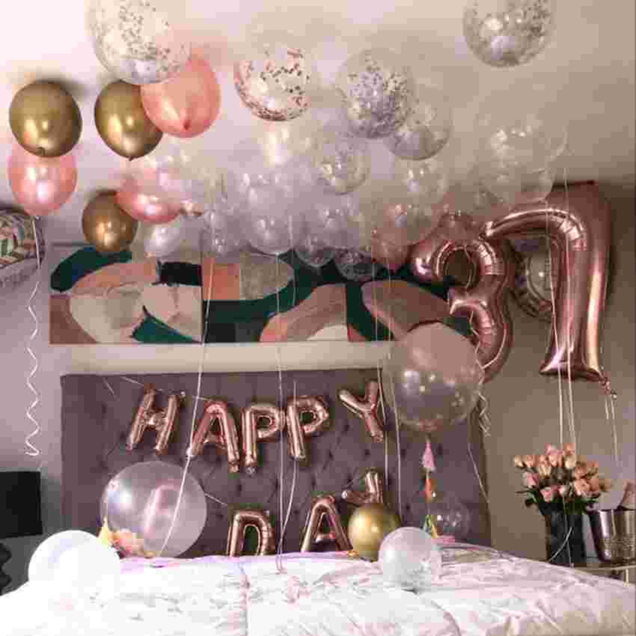 37th Birthday Balloon Decoration Package | Balloon Zone Dubai