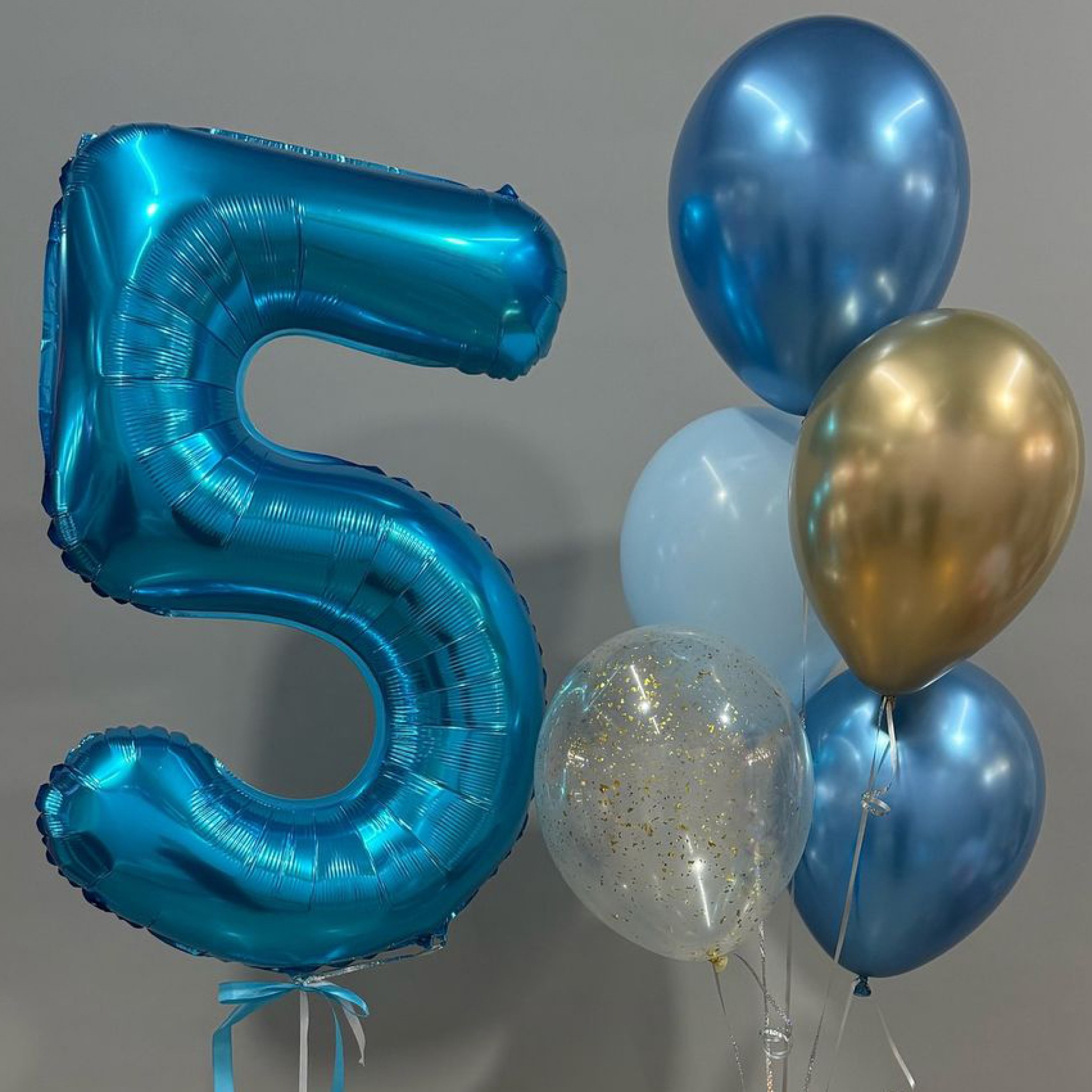 5th Birthday Balloon Bouquet Dubai – Helium Number & Bouquet Package