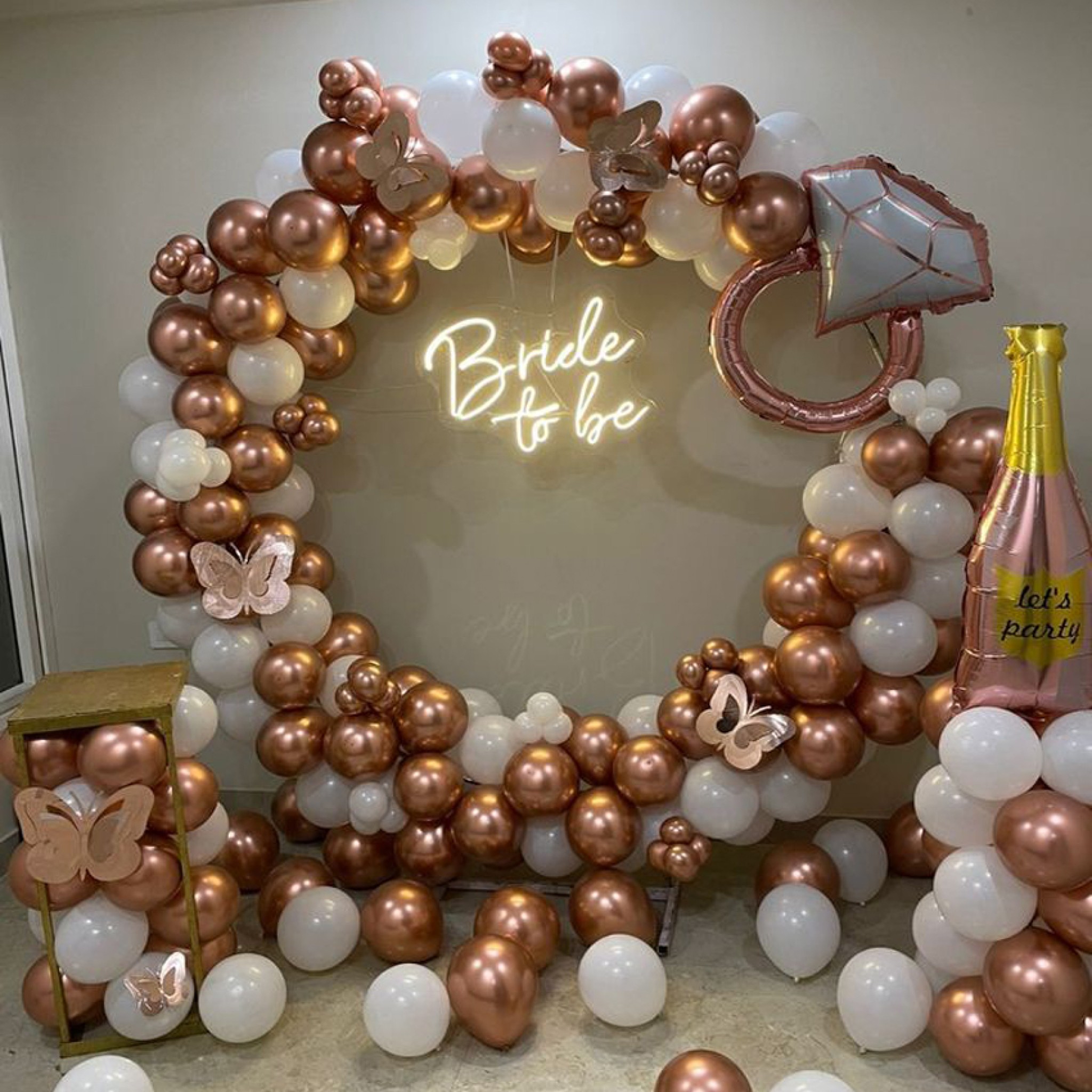 Charming Bride To Be Balloon Decor 