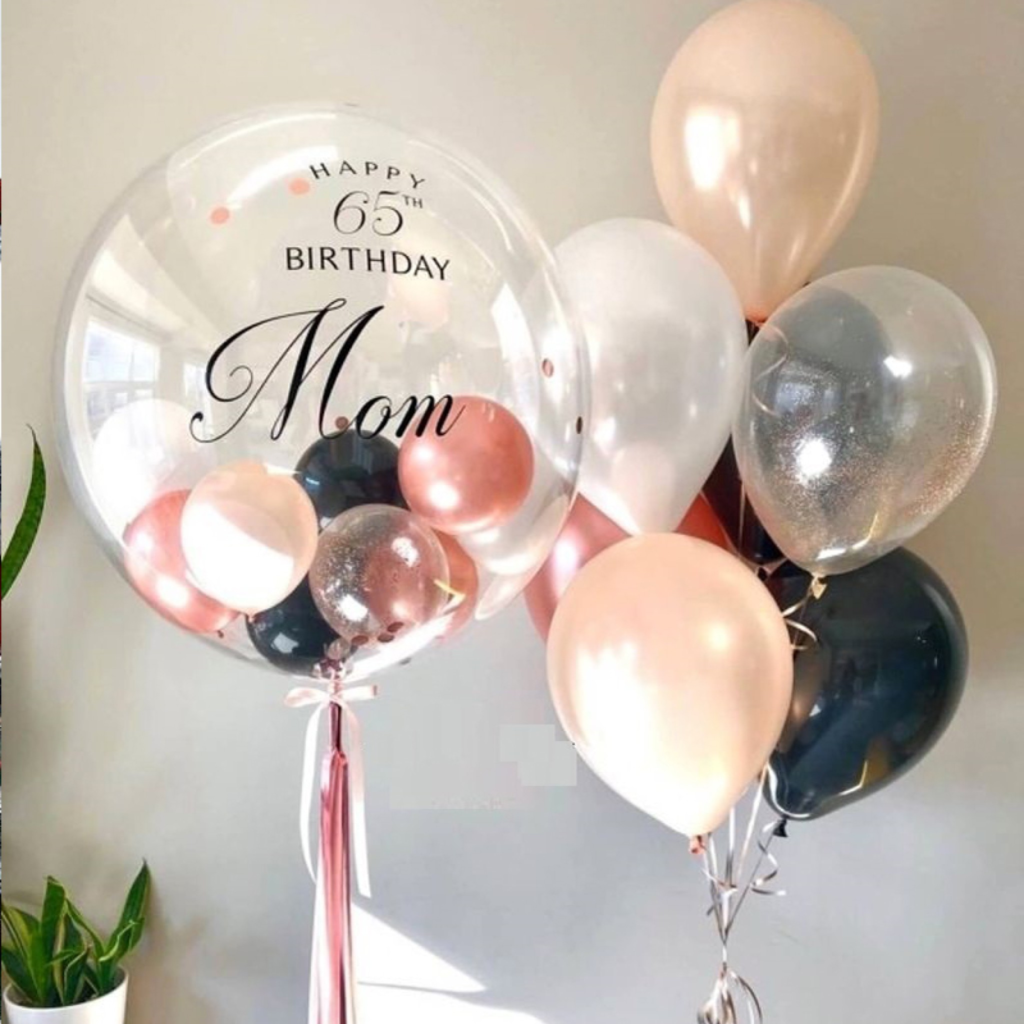 Customized Birthday Balloons Bouquet Package