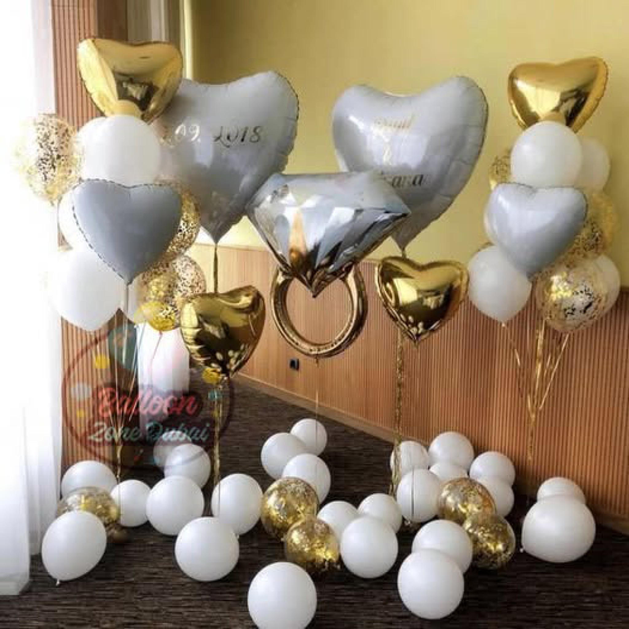 Elegant Romance: Wedding Balloon Setup Package (WE-ID#0053)
