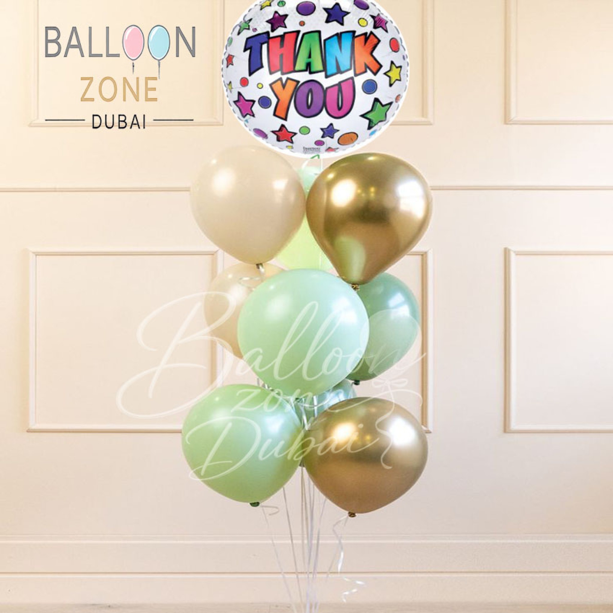 Elegant Thank You Balloons Package