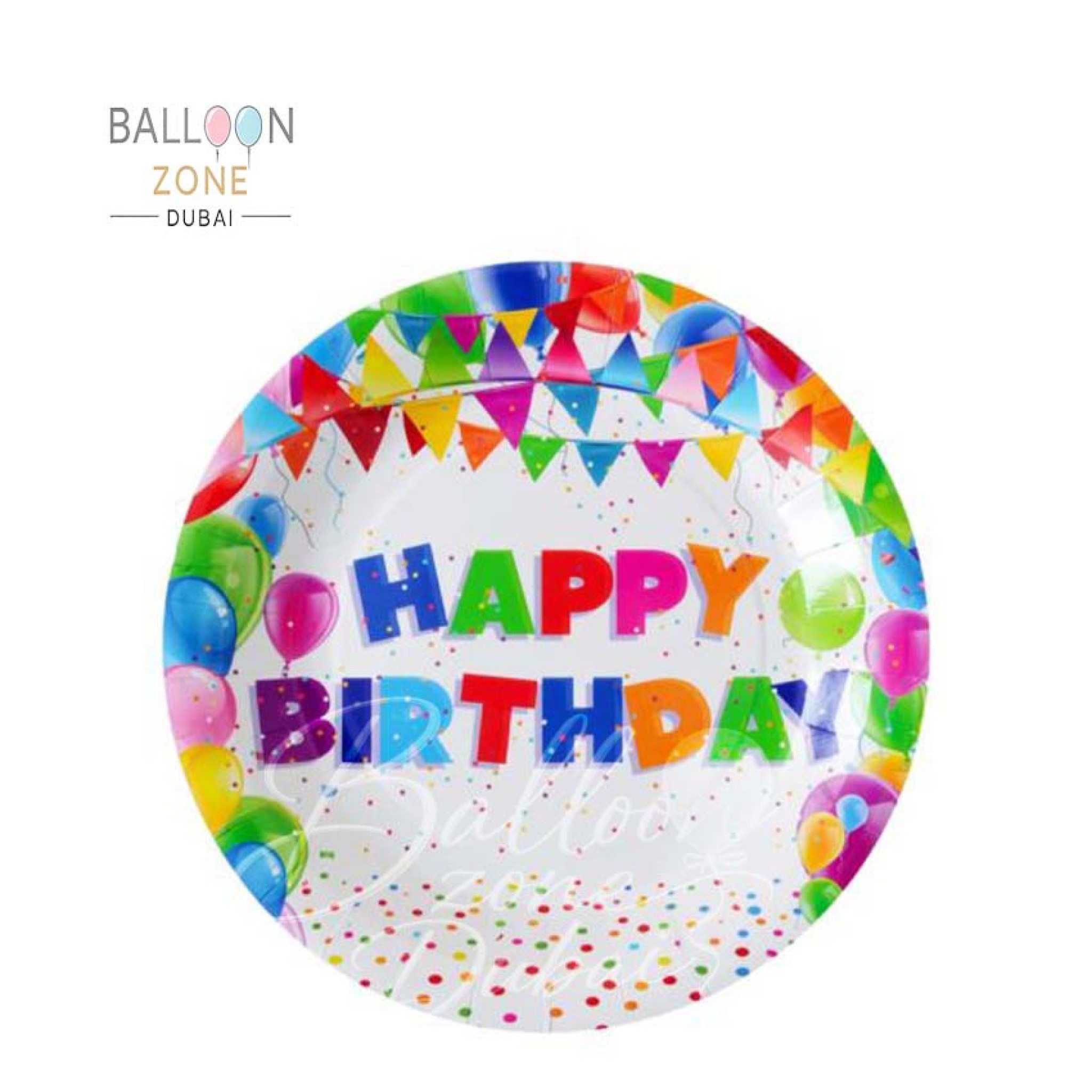 Happy Birthday Paper Plates