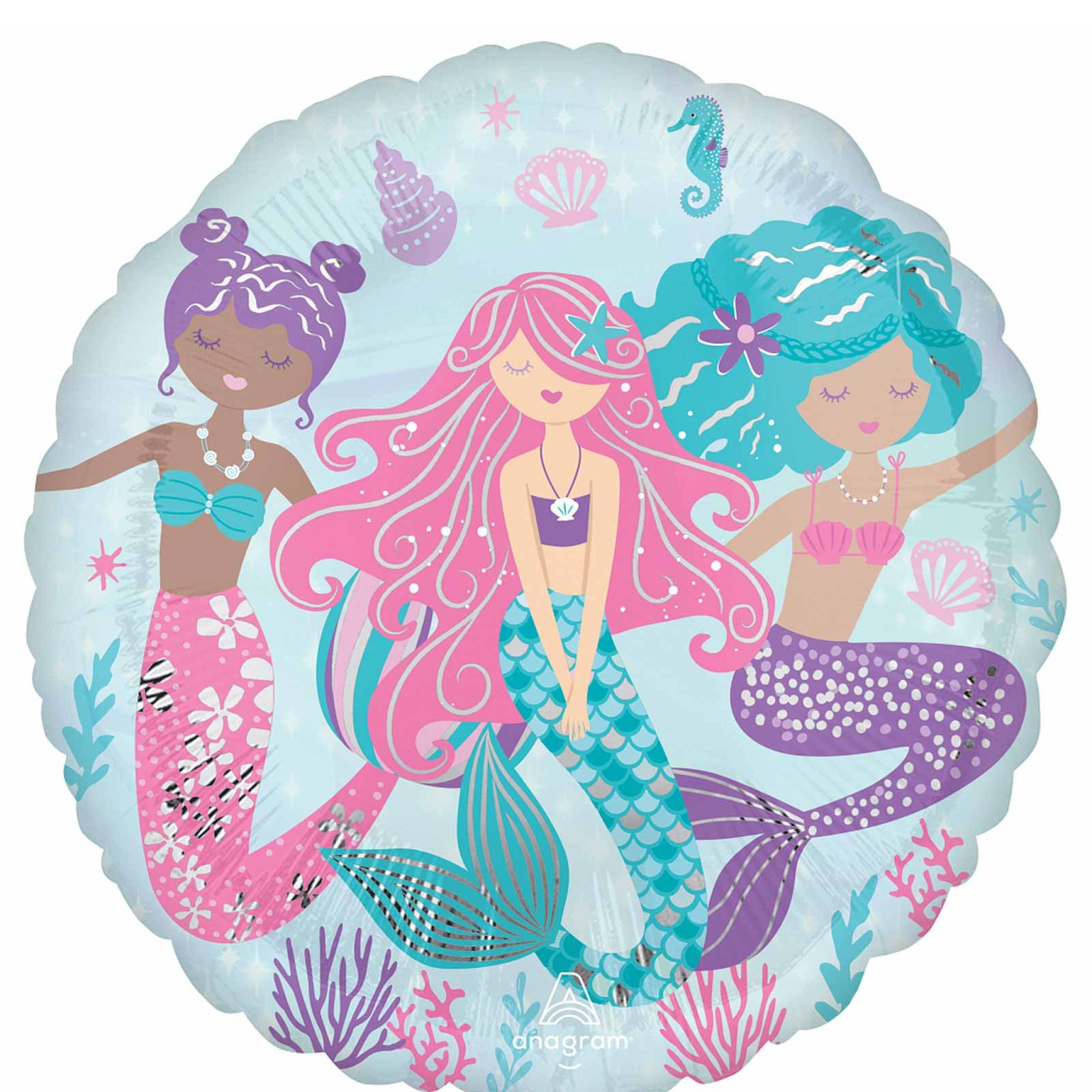 Shimmering Mermaid Jumbo Foil Balloon