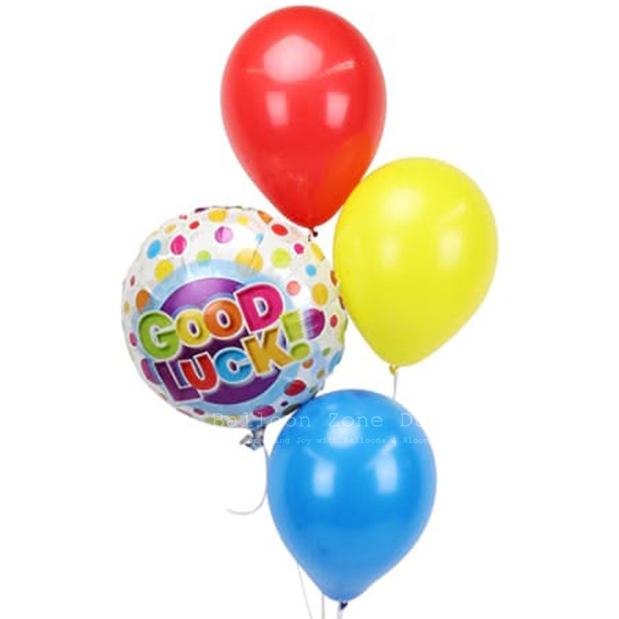 Simple Good Luck Helium Balloon Bouquet Package  