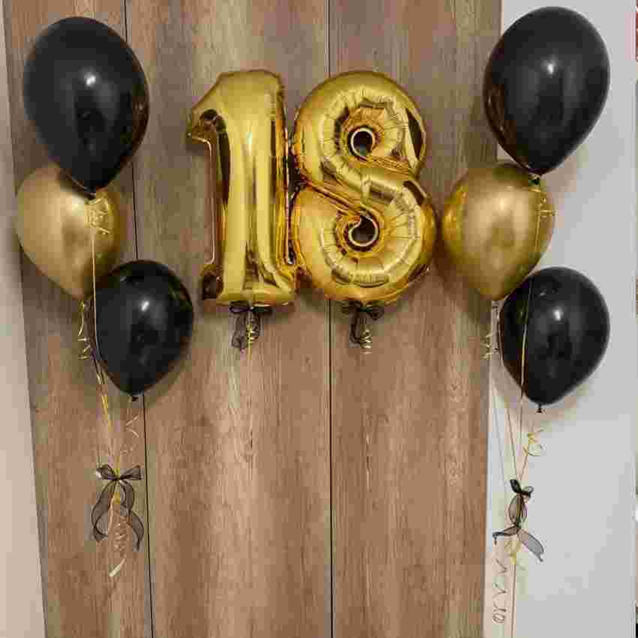 Stylish 18th Birthday Balloon Bouquet Celebration Set